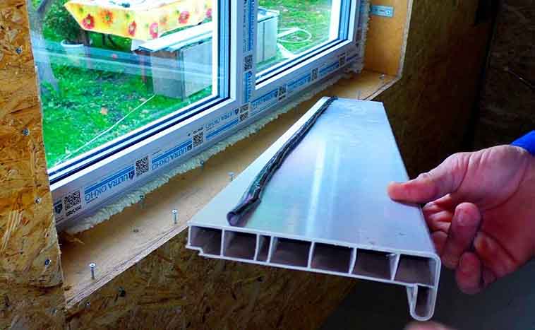 Установка підвіконь та укосів на пластикові вікна – види, особливості, способи та етапи монтажу