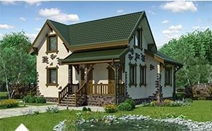 Cena od 5,9 miliona rubli. канадские каркасные дома